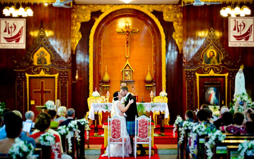 St Nikolaus Church Pattaya Wedding: Gemma and Kevin