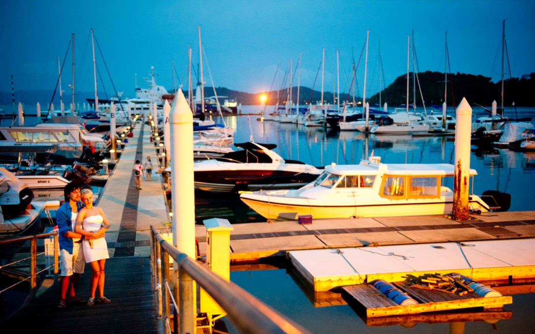 Phuket Honeymoon Photography at Ao Po Grand Marina