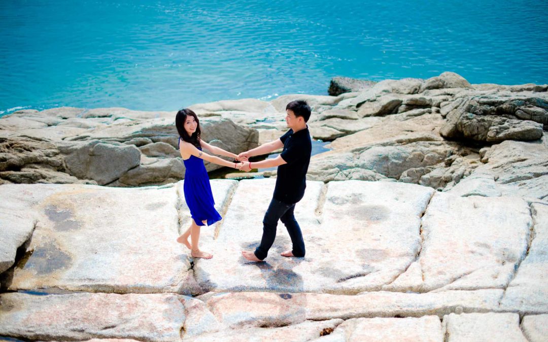 Koh Samui Engagement Session of couple from United Kingdom